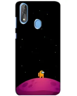 Чехол для ZTE Blade V10 с картинкой «Одинокий герой на планете» Чехол для ZTE Blade V10 с картинкой «Одинокий герой на планете»