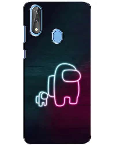 Чехол для ZTE Blade V10 с картинкой «Among Us неон-арт» Чехол для ZTE Blade V10 с картинкой «Among Us неон-арт»