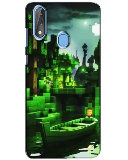 Чехол для ZTE Blade V10 с картинкой «Minecraft лесной пейзаж» Чехол для ZTE Blade V10 с картинкой «Minecraft лесной пейзаж»