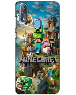 Чехол для ZTE Blade V10 с картинкой «Замок Minecraft» Чехол для ZTE Blade V10 с картинкой «Замок Minecraft»