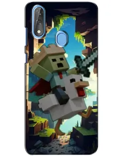 Чехол для ZTE Blade V10 с картинкой «Стив и гусь» Чехол для ZTE Blade V10 с картинкой «Стив и гусь»