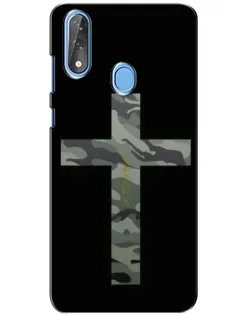 Чехол для ZTE Blade V10 с картинкой «Милитари Крест»