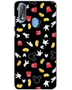 Чехол для ZTE Blade V10 с картинкой «Графический принт лапок»