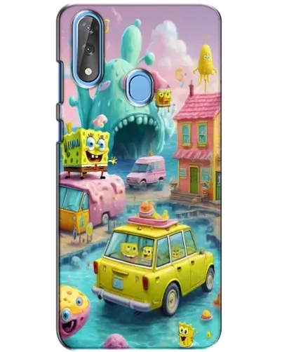 Чехол для ZTE Blade V10 с картинкой «Монстр-трак приключения»