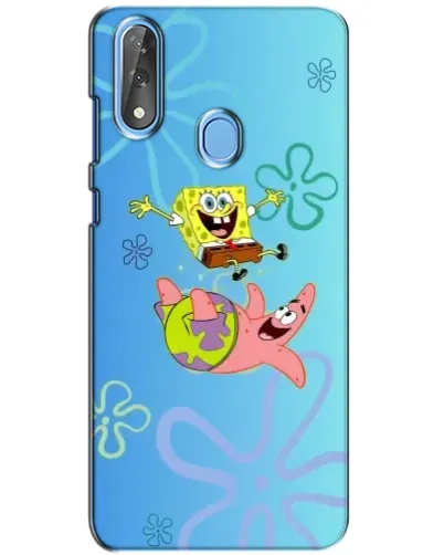 Чехол для ZTE Blade V10 с картинкой «Спанч Боб и Патрик»