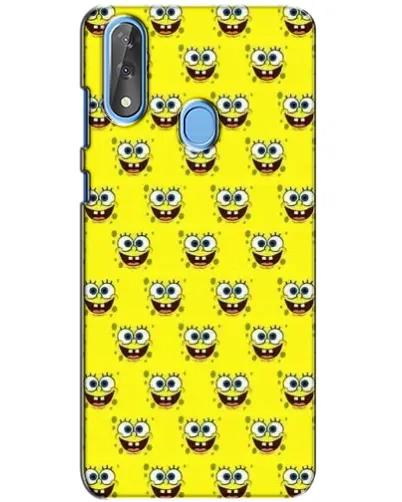 Чехол для ZTE Blade V10 с картинкой «Паттерн Губка Боб»