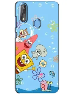 Чехол для ZTE Blade V10 с картинкой «Веселые пузырьки»