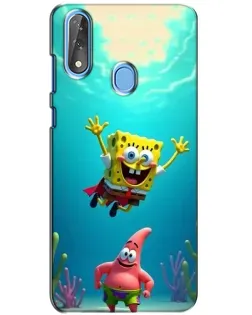 Чехол для ZTE Blade V10 с картинкой «Спанч Боб под водой» Чехол для ZTE Blade V10 с картинкой «Спанч Боб под водой»