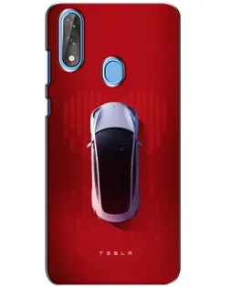 Чехол для ZTE Blade V10 с картинкой «Tesla Top View» Чехол для ZTE Blade V10 с картинкой «Tesla Top View»