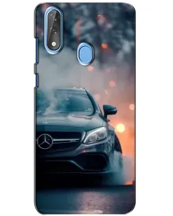 Чехол для ZTE Blade V10 с картинкой «Mercedes — ночной город» Чехол для ZTE Blade V10 с картинкой «Mercedes — ночной город»