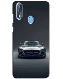 Чехол для ZTE Blade V10 с картинкой «Mercedes на черном»