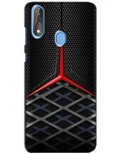 Чехол для ZTE Blade V10 с картинкой «Mercedes Carbon Grid»