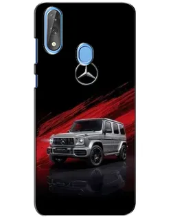 Чехол для ZTE Blade V10 с картинкой «Mercedes G-Class красный»