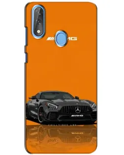 Чехол для ZTE Blade V10 с картинкой «Оранжевый Mercedes AMG»