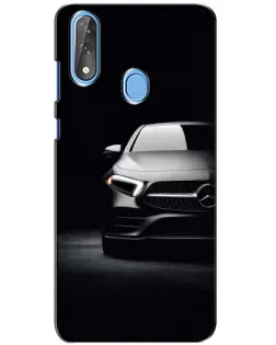 Чехол для ZTE Blade V10 с картинкой «Свет фар Mercedes»