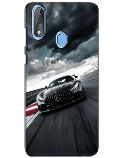 Чехол для ZTE Blade V10 с картинкой «Гоночный Mercedes AMG»