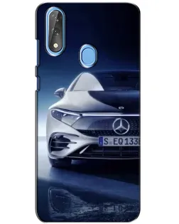 Чехол для ZTE Blade V10 с картинкой «Mercedes EQ — будущее»
