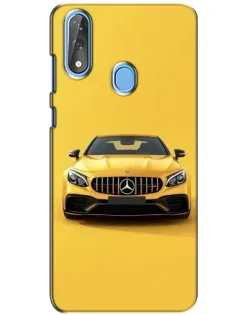 Чехол для ZTE Blade V10 с картинкой «Желтый Mercedes GT»