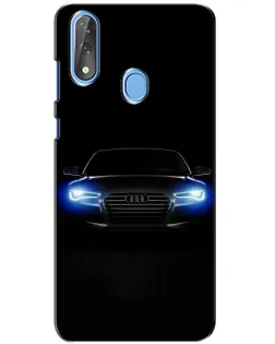 Чехол для ZTE Blade V10 с картинкой «Audi в неоне»