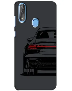 Чехол для ZTE Blade V10 с картинкой «Задняя часть Audi — арт»