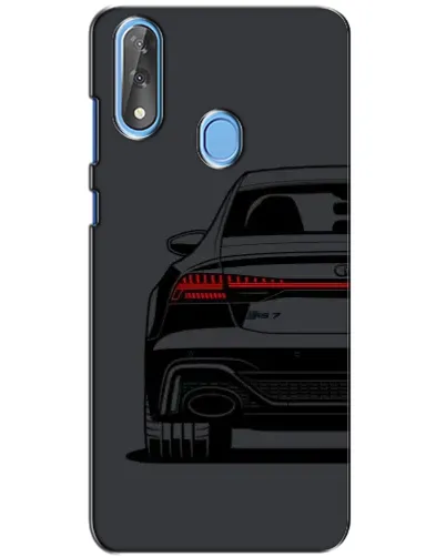 Чехол для ZTE Blade V10 с картинкой «Задняя часть Audi — арт»