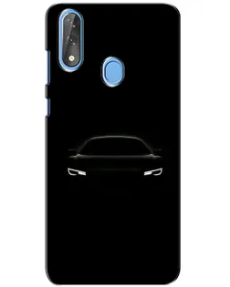 Чехол для ZTE Blade V10 с картинкой «Взгляд Audi в темноте»
