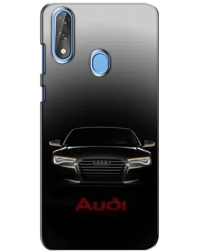 Чехол для ZTE Blade V10 с картинкой «Audi — градиентный контур»
