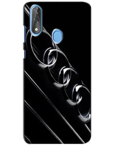 Чехол для ZTE Blade V10 с картинкой «Audi — абстрактные кольца»