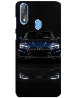 Чехол для ZTE Blade V10 с картинкой «Audi — ночное отражение»