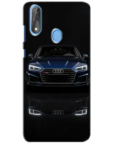 Чехол для ZTE Blade V10 с картинкой «Audi — ночное отражение»