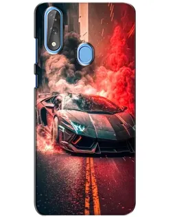 Чехол для ZTE Blade V10 с картинкой «Lamborghini красный дым» Чехол для ZTE Blade V10 с картинкой «Lamborghini красный дым»