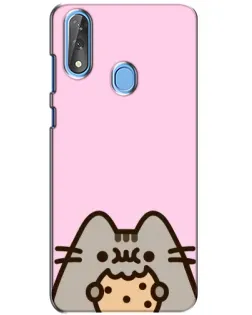 Чохол для ZTE Blade V10 з картинкою «Pusheen та печиво»