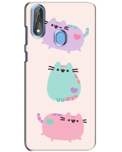 Чехол для ZTE Blade V10 с картинкой «Pusheen трио» Чехол для ZTE Blade V10 с картинкой «Pusheen трио»