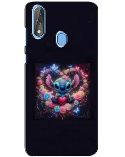 Чехол для ZTE Blade V10 с картинкой «Stitch в цветах» Чехол для ZTE Blade V10 с картинкой «Stitch в цветах»