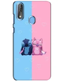 Чехол для ZTE Blade V10 с картинкой «Stitch и Angel Love» Чехол для ZTE Blade V10 с картинкой «Stitch и Angel Love»