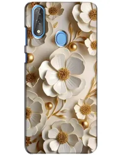 Чехол для ZTE Blade V10 с картинкой «Белие бумажние цвети» Чехол для ZTE Blade V10 с картинкой «Белие бумажние цвети»