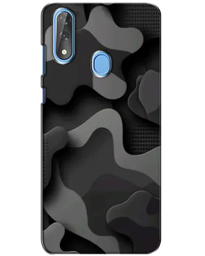 Чехол для ZTE Blade V10 с картинкой «Темный абстрактный камуфляж» Чехол для ZTE Blade V10 с картинкой «Темный абстрактный камуфляж»