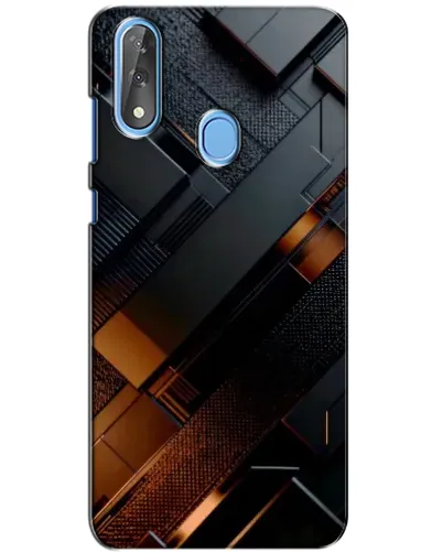 Чехол для ZTE Blade V10 с картинкой «Черные геометрические блоки» Чехол для ZTE Blade V10 с картинкой «Черные геометрические блоки»