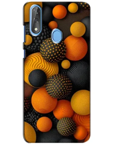 Чехол для ZTE Blade V10 с картинкой «Объемные оранжевые сферы» Чехол для ZTE Blade V10 с картинкой «Объемные оранжевые сферы»