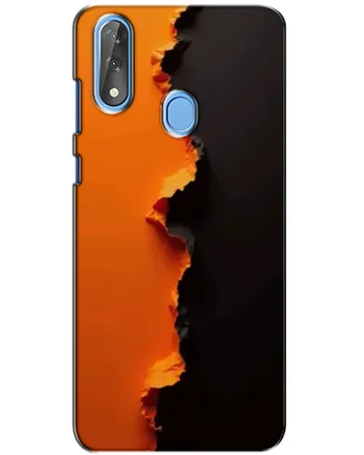 Чехол для ZTE Blade V10 с картинкой «Оранжевый разлом» Чехол для ZTE Blade V10 с картинкой «Оранжевый разлом»
