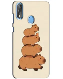 Чехол для ZTE Blade V10 с картинкой «Башня из капибар» Чехол для ZTE Blade V10 с картинкой «Башня из капибар»