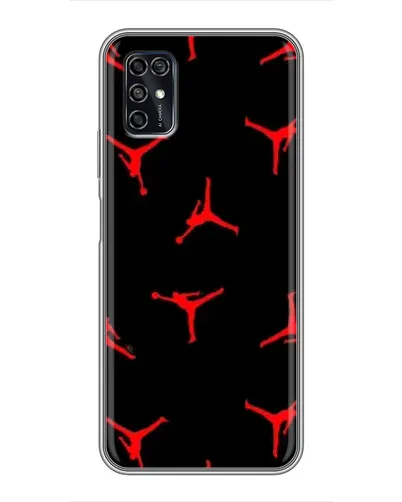 Чохол для ZTE Blade V2020 Smart з картинкою «Jordan Red Pattern»