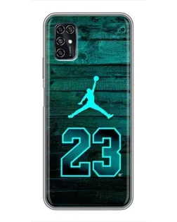 Чохол для ZTE Blade V2020 Smart з картинкою «Jordan Cyan 23» Чохол для ZTE Blade V2020 Smart з картинкою «Jordan Cyan 23»