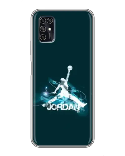 Чохол для ZTE Blade V2020 Smart з картинкою «Jordan Blue Fire»