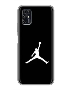 Чохол для ZTE Blade V2020 Smart з картинкою «Jordan Silhouette» Чохол для ZTE Blade V2020 Smart з картинкою «Jordan Silhouette»