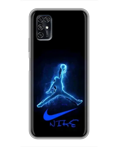 Чохол для ZTE Blade V2020 Smart з картинкою «Jordan Neon Blue»