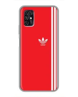 Чехол для ZTE Blade V2020 Smart с картинкой «Красный минимализм Adidas» Чехол для ZTE Blade V2020 Smart с картинкой «Красный минимализм Adidas»