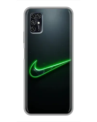 Чохол для ZTE Blade V2020 Smart з картинкою «Неоновий контур Nike»