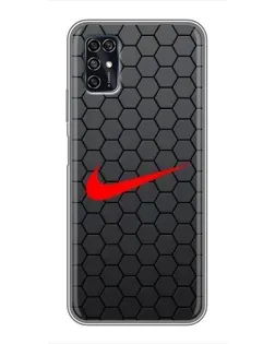 Чохол для ZTE Blade V2020 Smart з картинкою «Nike — карбонова сітка» Чохол для ZTE Blade V2020 Smart з картинкою «Nike — карбонова сітка»