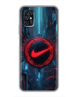 Чохол для ZTE Blade V2020 Smart з картинкою «Техногенний стиль Nike» Чохол для ZTE Blade V2020 Smart з картинкою «Техногенний стиль Nike»